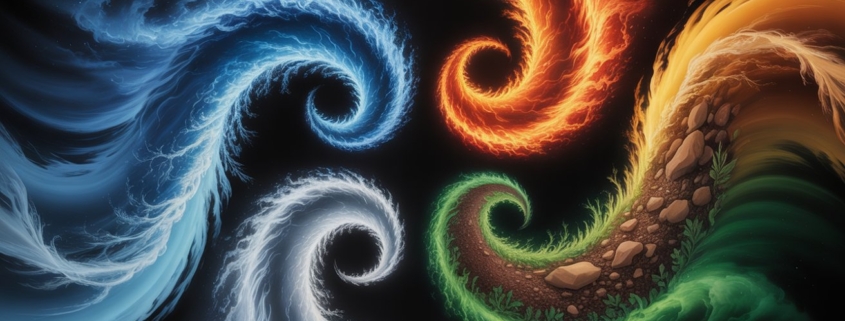 Los Elementos y Tu Equilibrio Energético: Fuego, Aire, Agua y Tierra. Psicología Astrológica