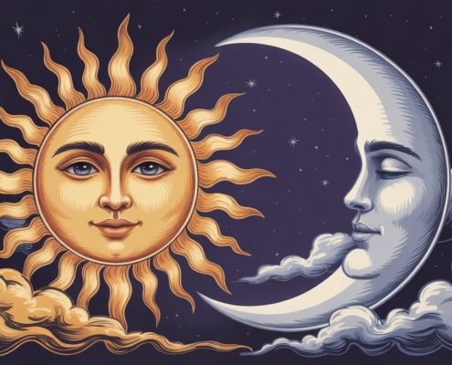 El Sol y la Luna: Cómo Equilibrar lo que Muestro y lo que Necesito Emocionalmente. Psicología astrológica
